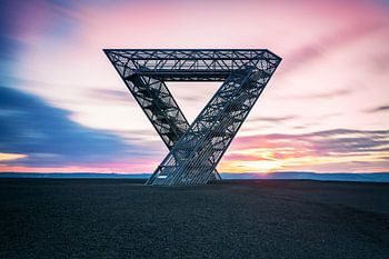 Saarpolygon in de avond