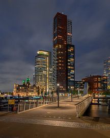 Rijnhavenbrug - Hoerenloper - Kop van Zuid Rotterdam van Arno Prijs