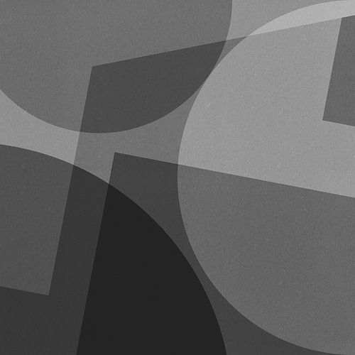 Abstrait moderne. Formes géométriques en noir et blanc IV