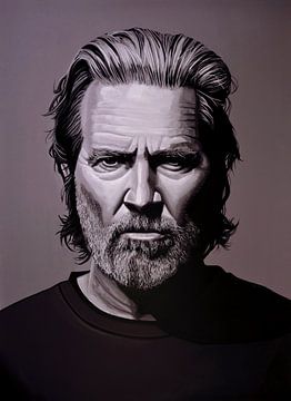 Jeff Bridges Schilderij van Paul Meijering
