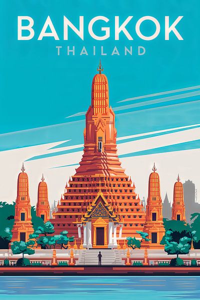 Bangkok, Thailand von Poster Art Shop