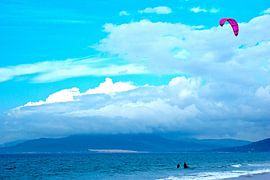 Kitesurfen in Tarifa / Spanien von Norbert Sülzner