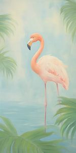 Dschungel Flamingo von Whale & Sons
