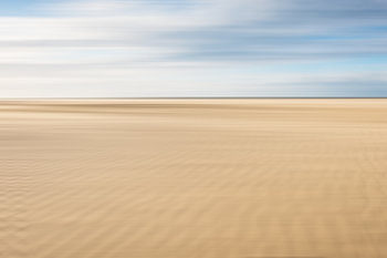 Sandkämme am Strand bei Scheveningen