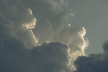 Wolken in de avond