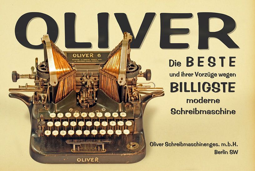 Schreibmaschine Oliver Modell 6 by Ingo Rasch
