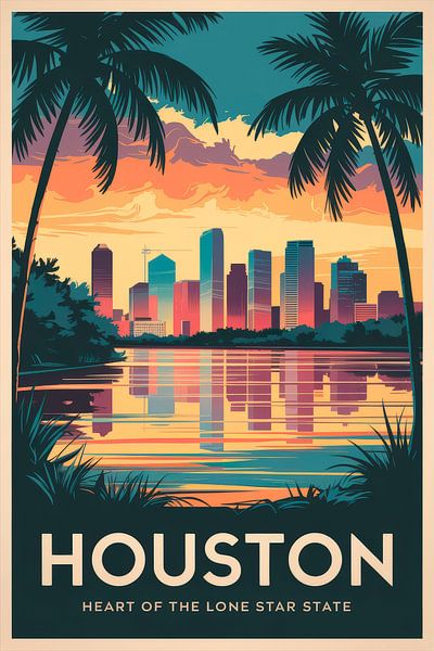 Houston von Poster Art Shop