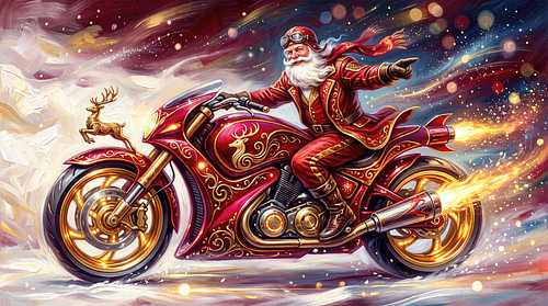 Le Père Noël – La ruée vers l'or sur deux roues