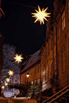 Christmas Lane in Lübeck van Elbkind89