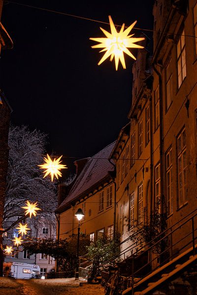 Christmas Lane in Lübeck by Elbkind89