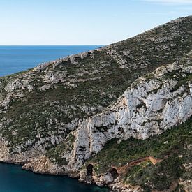 Impressive cliffs and the blue Mediterranean Sea by Adriana Mueller