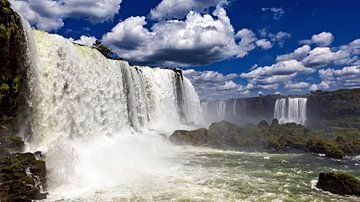 Die Iguazu Wasserfälle zwischen Argentinien und Brasilien