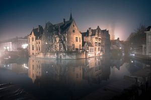 Rozenhoedkaai in Nebel und Stille