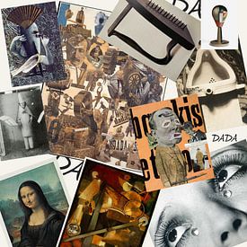 Collage DADA sur Patricia Hofmeester
