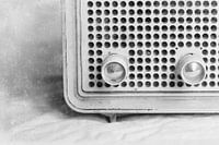 Vintage Radio Abstract Beeld