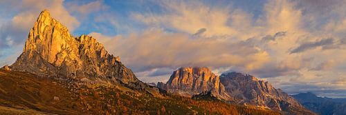 Panorama van de Dolomieten