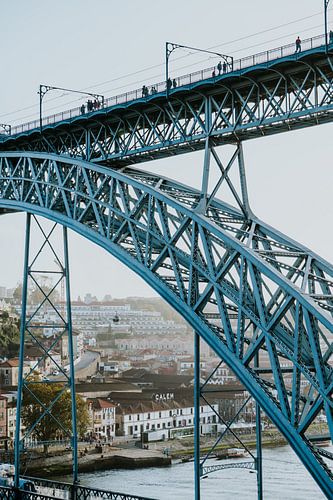 Ponte Luís I brug in Porto