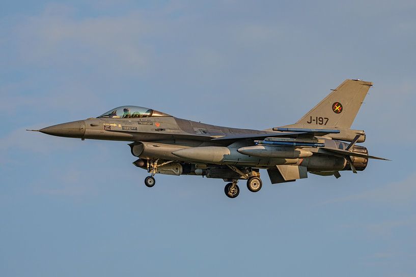 KLu F-16 Fighting Falcon (J-197) from 312 Squadron. by Jaap van den Berg