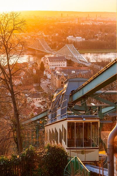 Schwebebahn Dresden Loschwitz von Fotografie René Weber
