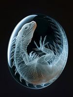 Transparent reptile egg / dragon egg