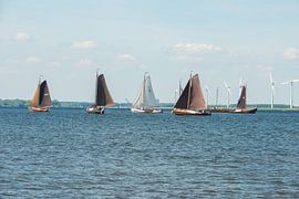 Botters Spakenburg in volle zeilen. von Brian Morgan