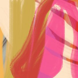 Bunte moderne abstrakte Kunst in Neon- und Pastellfarben nein. 9 von Dina Dankers