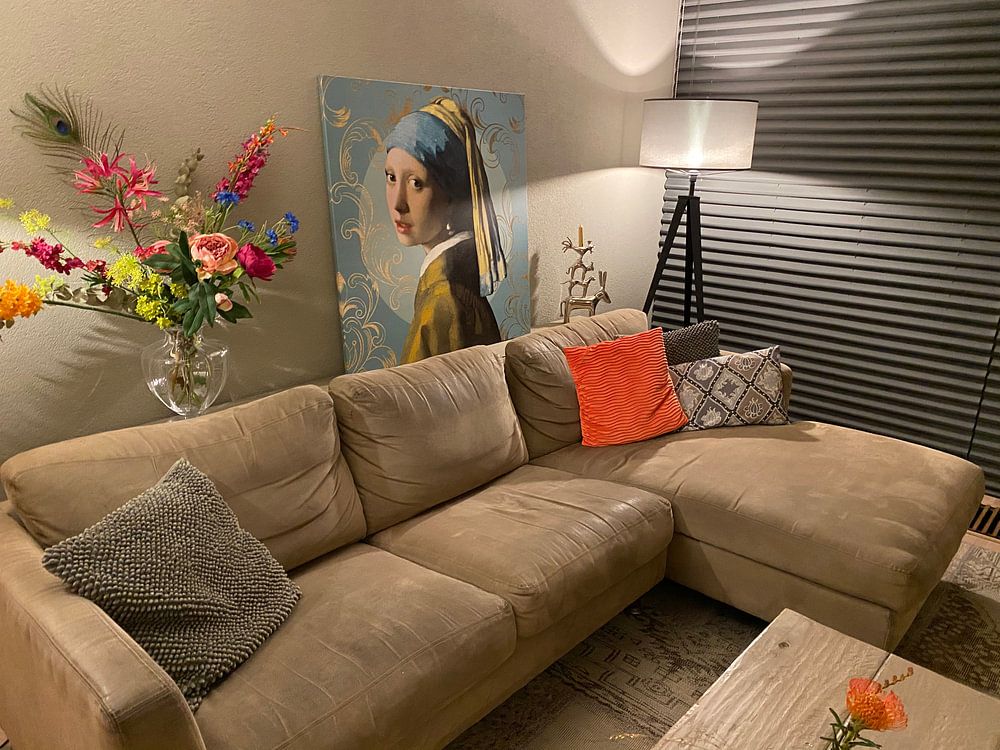 Girl with the Pearl Earring - The Blue Edition  par Marja van den Hurk 