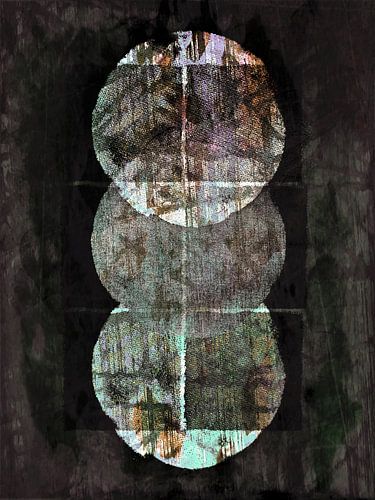 Abstracte geometrische organische vormen IX