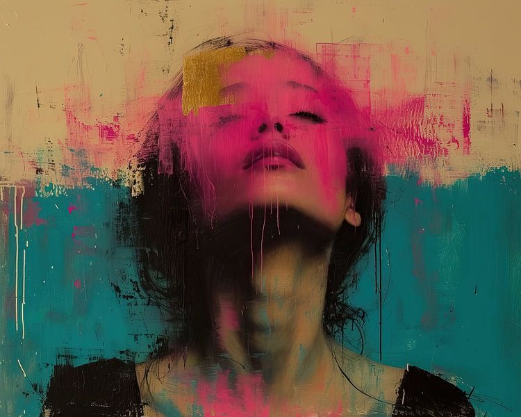Neon Psyche Merge von Kunst Laune