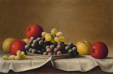 Stilleben mit Äpfeln und Trauben, Barton Stone Hays