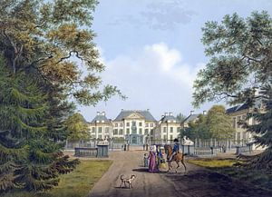 Cornelis de Kruyff, Ansicht von Schloss Het Loo, 1784 - 1828 von Atelier Liesjes
