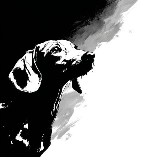 Dachshund Horizon by Hairy Silver