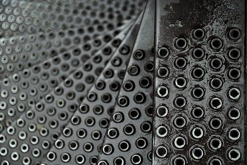 spiral from outside staircase at The Burcht, Leiden