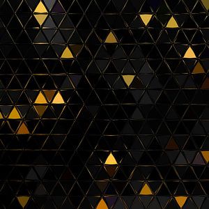 Mosaik schwarz gelb #mosaik von JBJart Justyna Jaszke