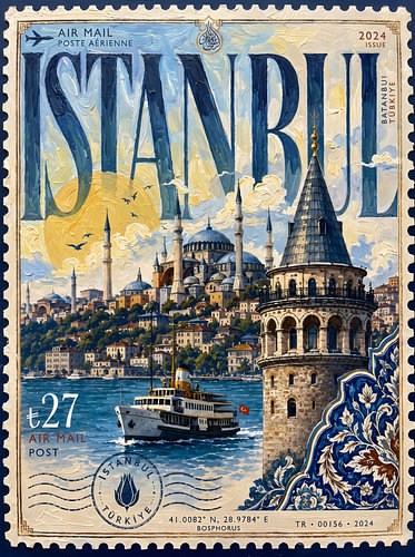 Zonsopgang bij de Galata-toren