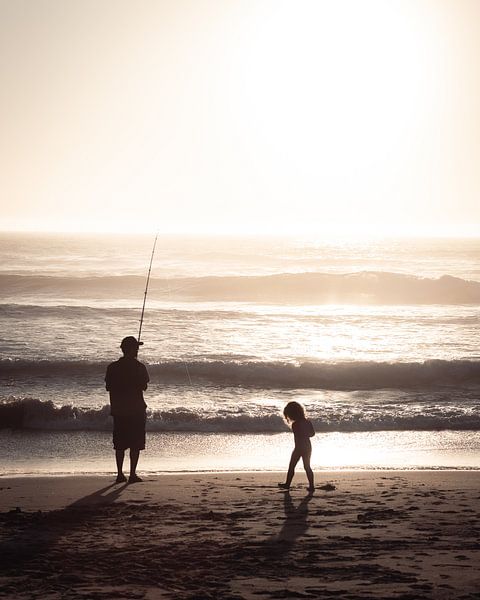 Silhouetten op het strand van swc07