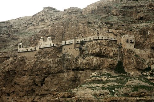 Mount of Temptation of Jesus Christ in near Jericho.