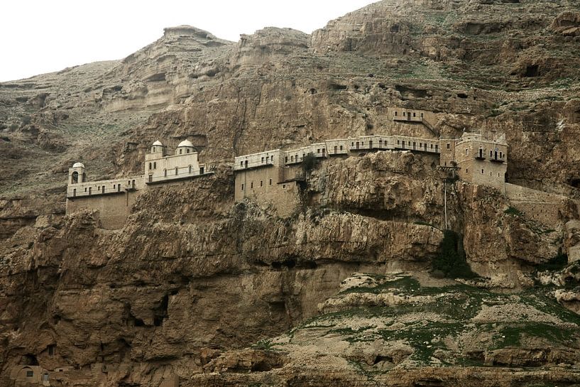 Mount of Temptation of Jesus Christ in near Jericho. by Michael Semenov