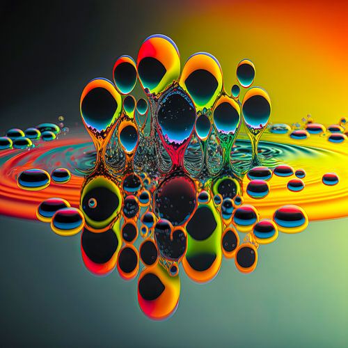 Gouttes et éclaboussures colorées_06