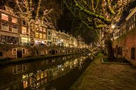Utrecht, Oudegracht, Niederlande von Peter Bolman Miniaturansicht