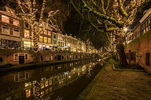 Utrecht, Oudegracht, Nederland van Peter Bolman