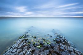 Basalt blocks IJsselmeer by Jurjen Veerman
