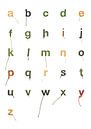 Bladletters binnenvorm alfabet par Twan Van Keulen Aperçu