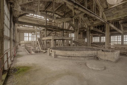 Verlaten kolenwasserij België van Wesley Van Vijfeijken