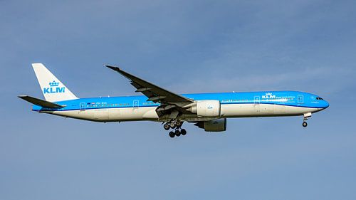 KLM Boeing 777-300 passagiersvliegtuig.