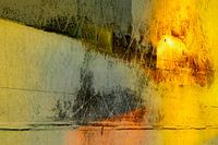 Neon geel. Abstract.