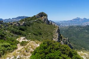 Crête Ferrer et vue sur Puig Campana