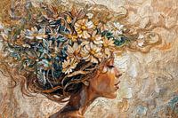 Vrouw Bloemen | Schilderij | Impressionisme