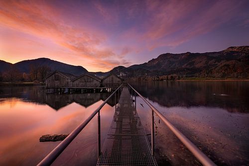 Zonsopgang in de Alpen