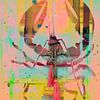 Peinture de homard. Pop art. sur Alie Ekkelenkamp
